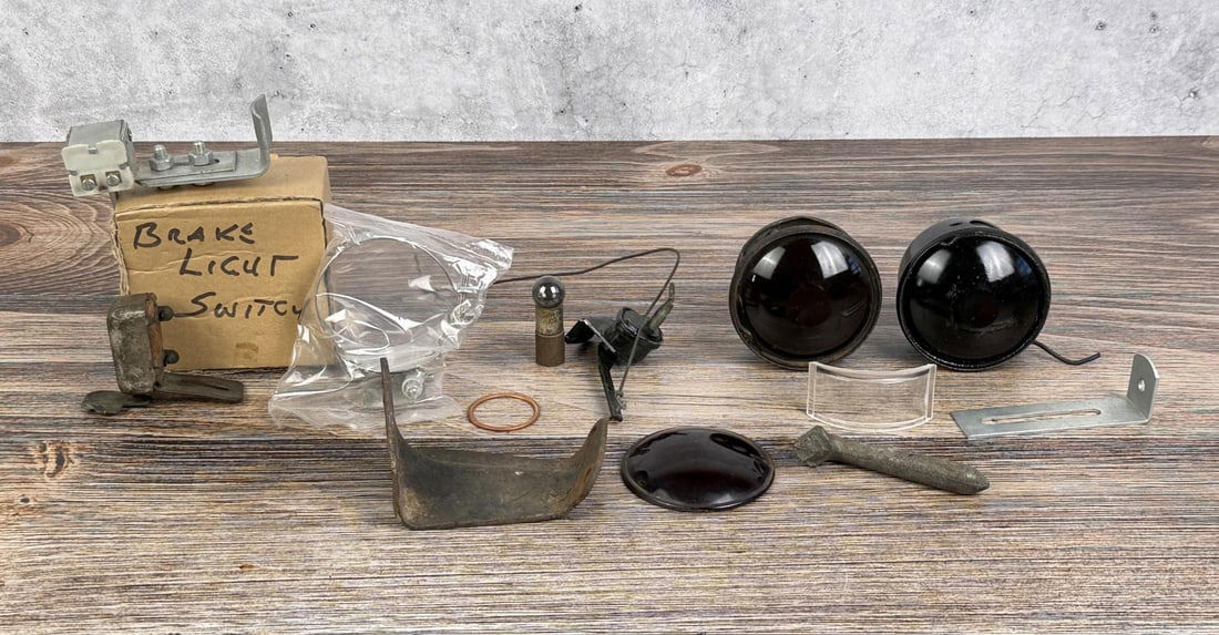 Ford Model T Rear Tail Lights and Switch (1 of 5)