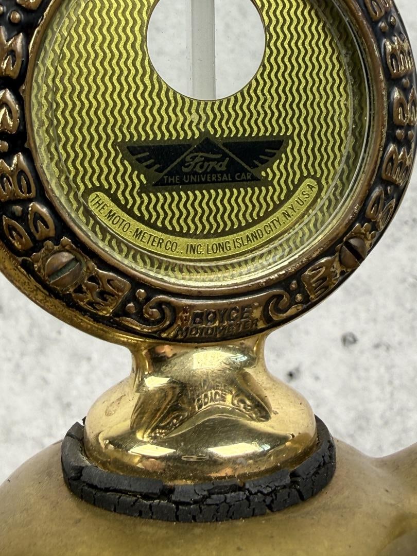 Ford Boyce MotoMeter Brass Radiator Cap - 3