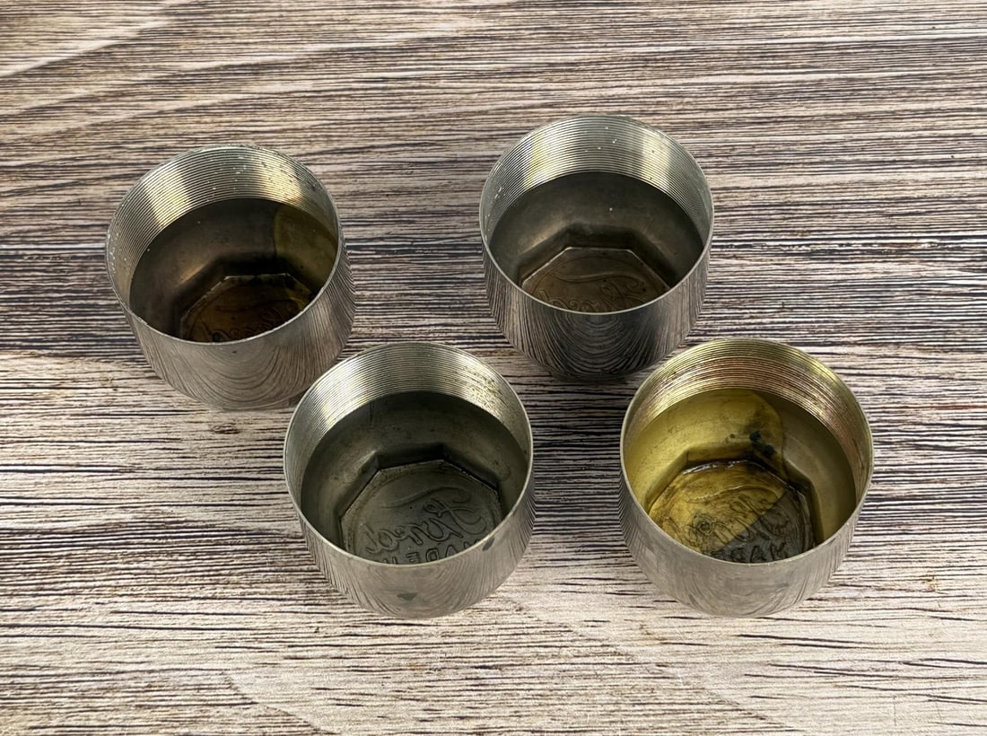 Ford Model T Chrome Grease Cap Hubcaps - 2