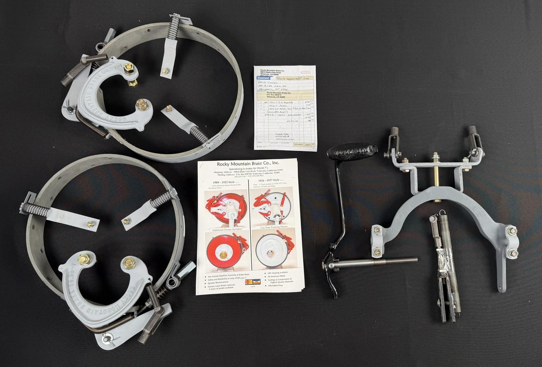 Ford Model T Rocky Mountain Brake Kit: Uninstalled, with original receipt.