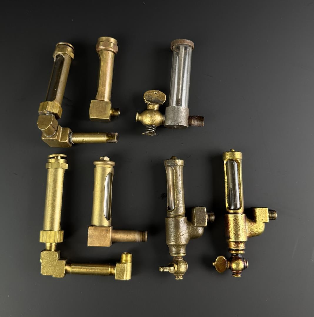 Collection of Ford Model T Oil Sight Gauges: Nice grouping