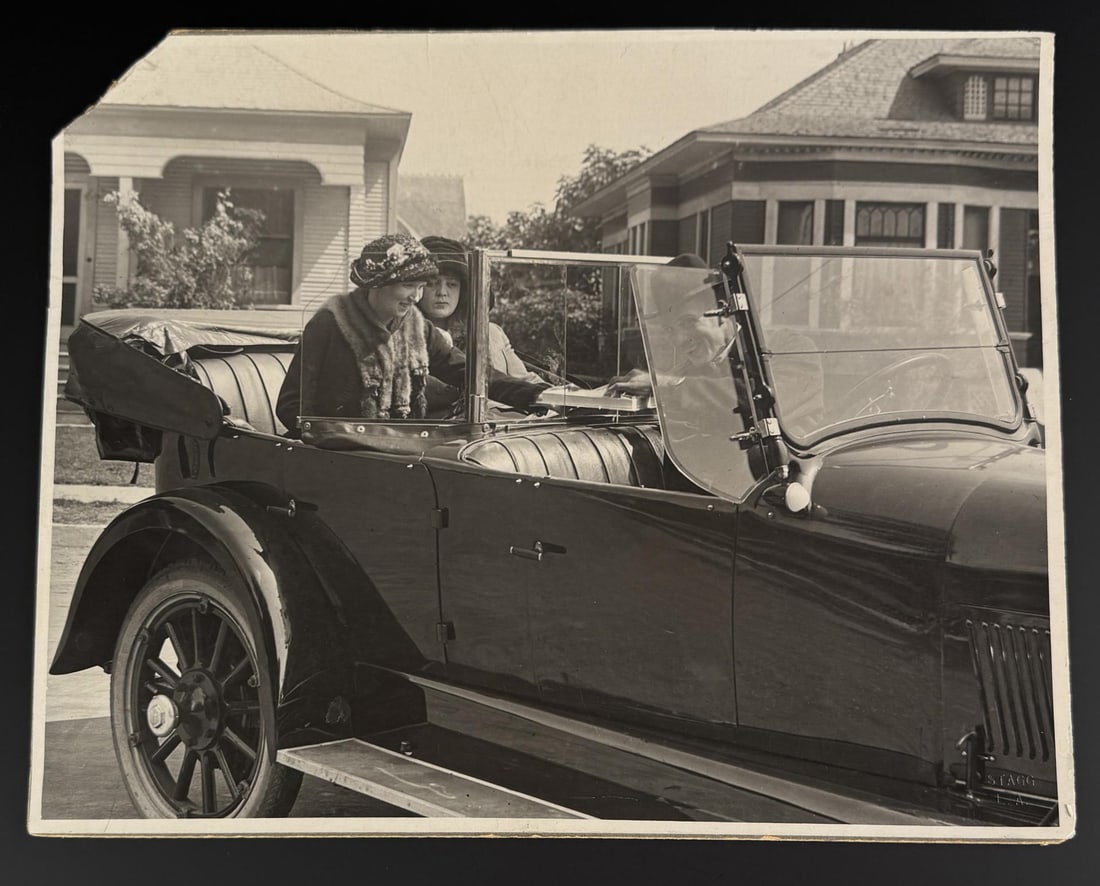 Women Driving Cole Aero Eight Photo: 11 1/4" by 14".