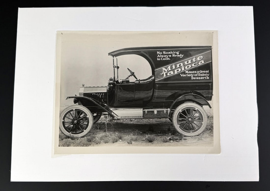 Ford Model T Minute Tapioca Truck Photo: 7 1/2" by 10".