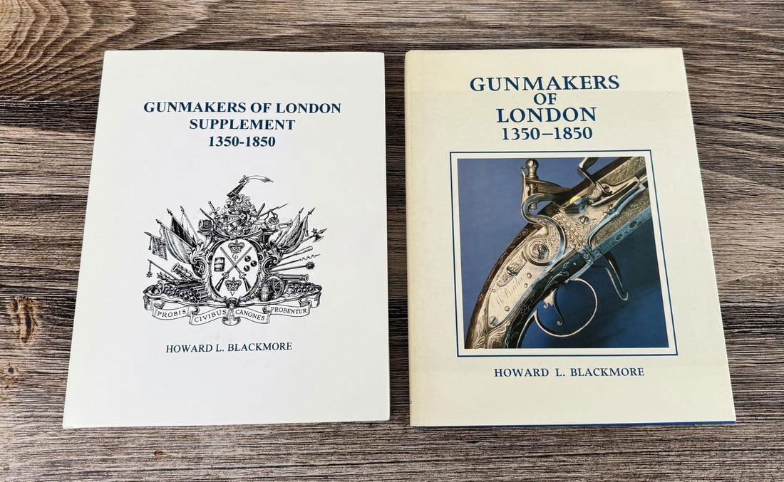 Gunmakers of London 1350 1850: Supplemental book included. Howard L. Blackmore, 1986. The Supplement was Published in 1999.