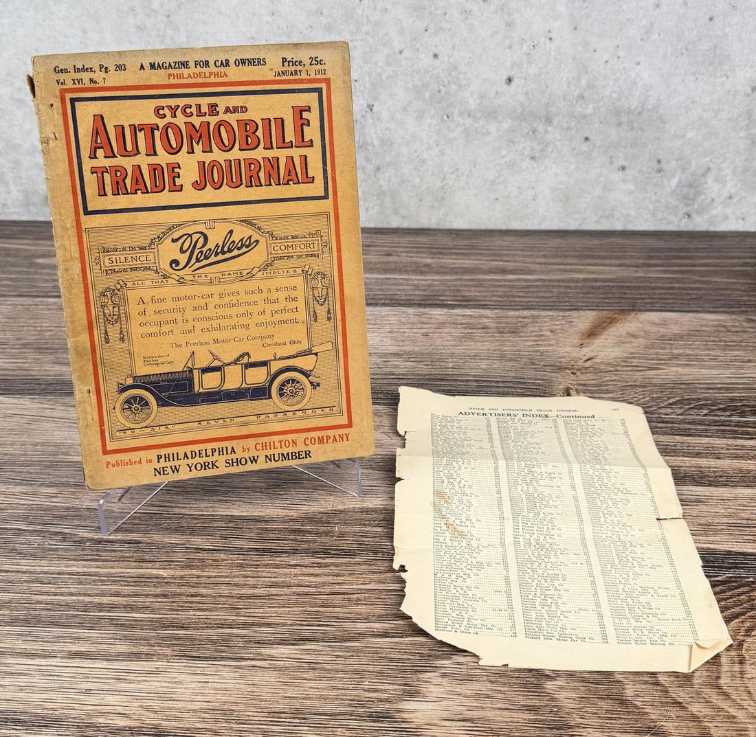 Cycle and Automobile Trade Journal 1912: January, 1912. Vol 16 No 7.