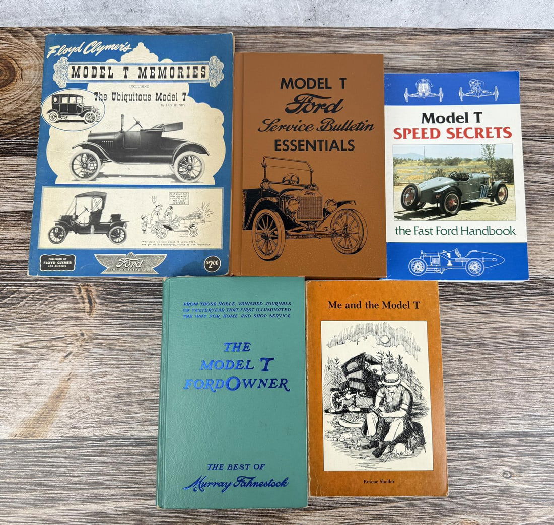 Collection of Ford Model T Handbooks: Nice grouping.