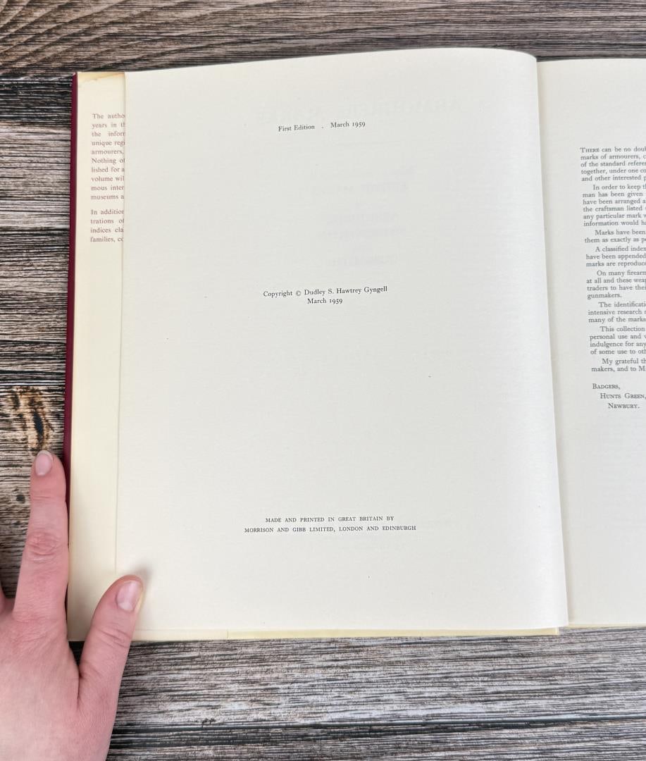 Armourers Marks First Edition - 6