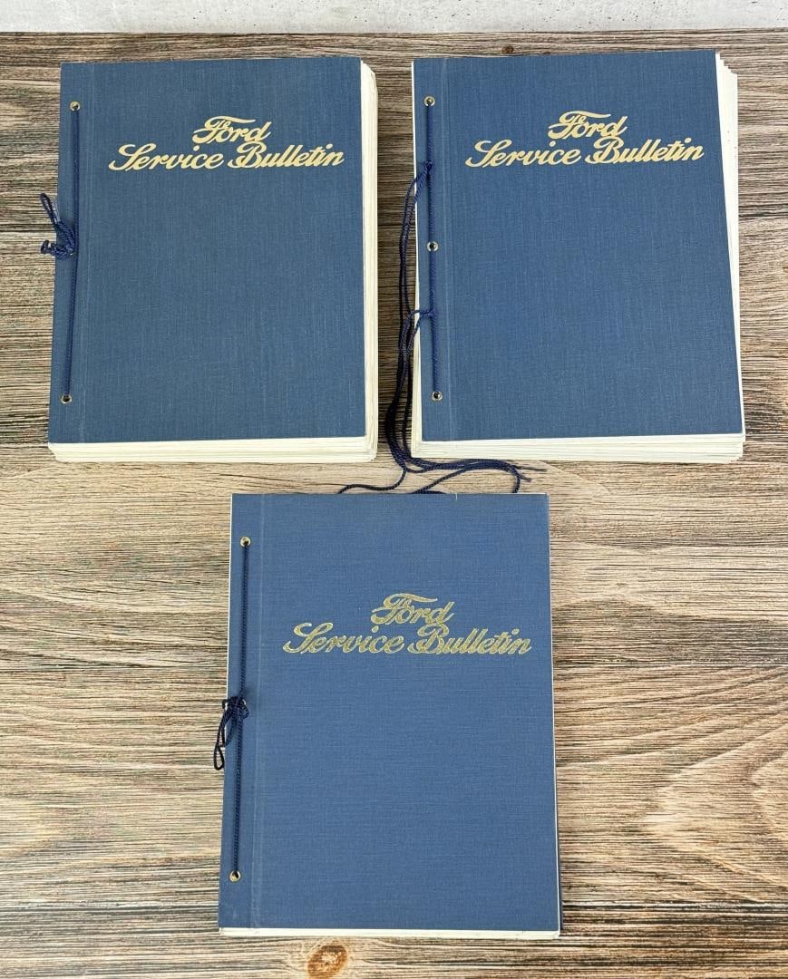 Ford Service Bulletin Model T Ford Club: Nice set.