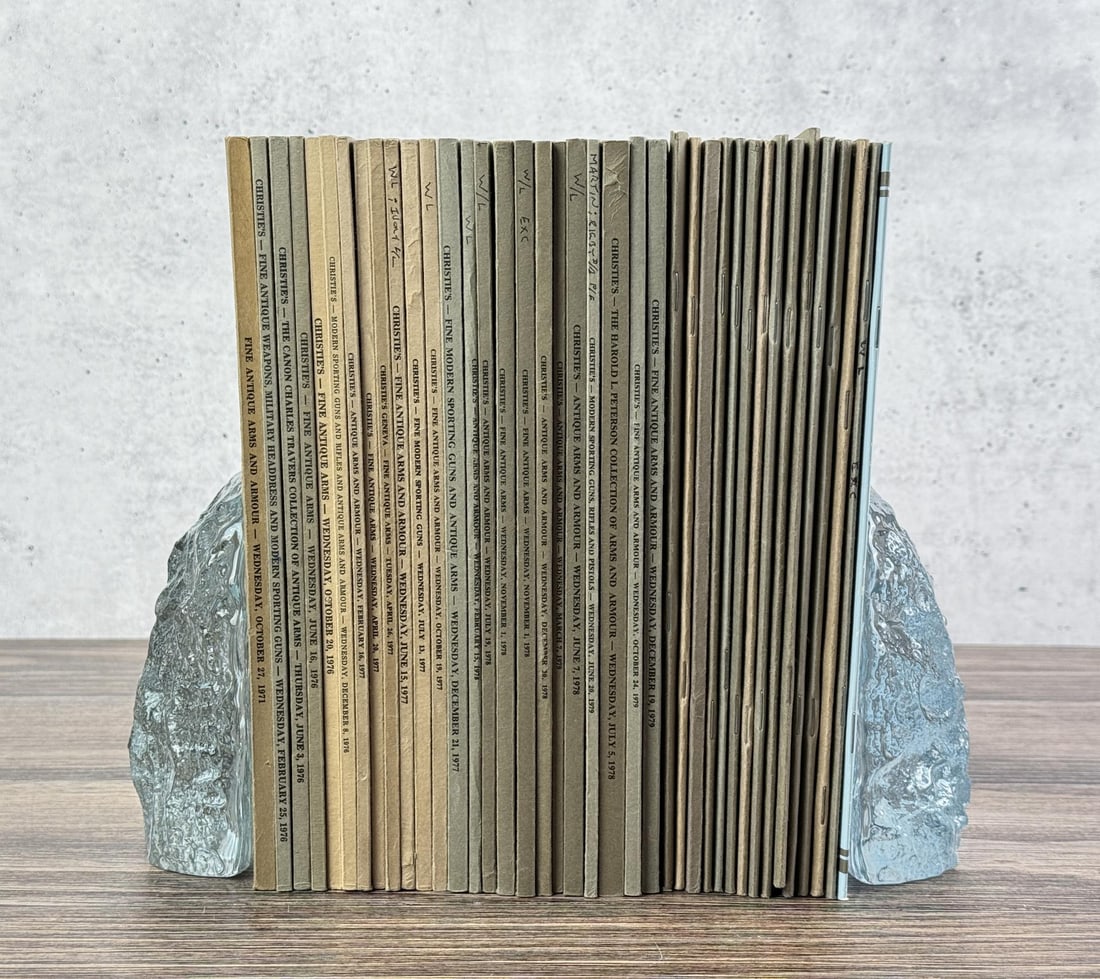 Christies Weapon Auction Catalogs: Nice grouping. 1976-1980