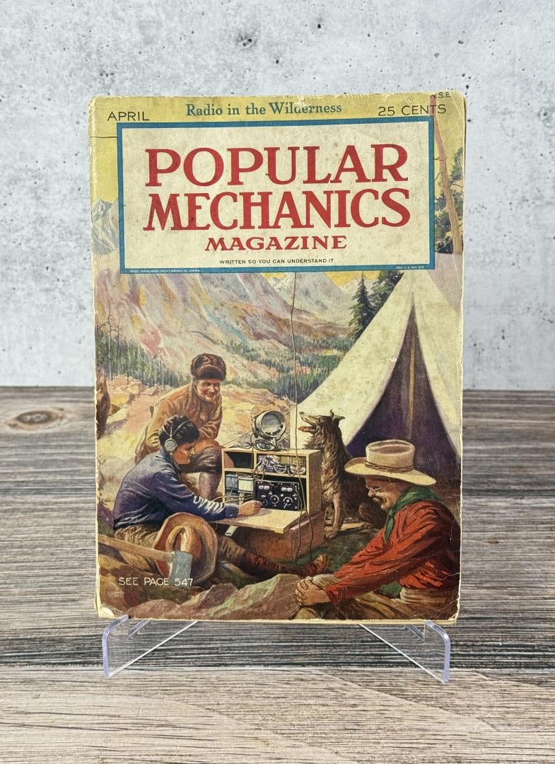 1925 Popular Mechanics Magazine: 25-Apr