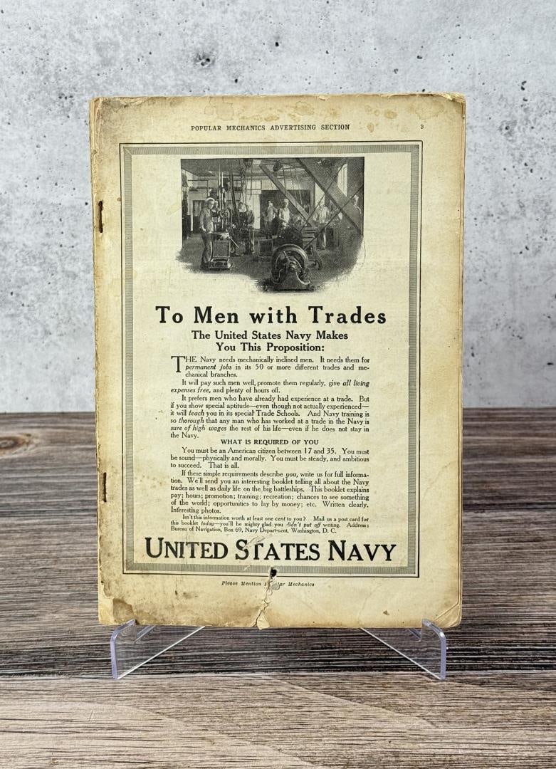 1920s Popular Mechanics Magazine: Missing covers