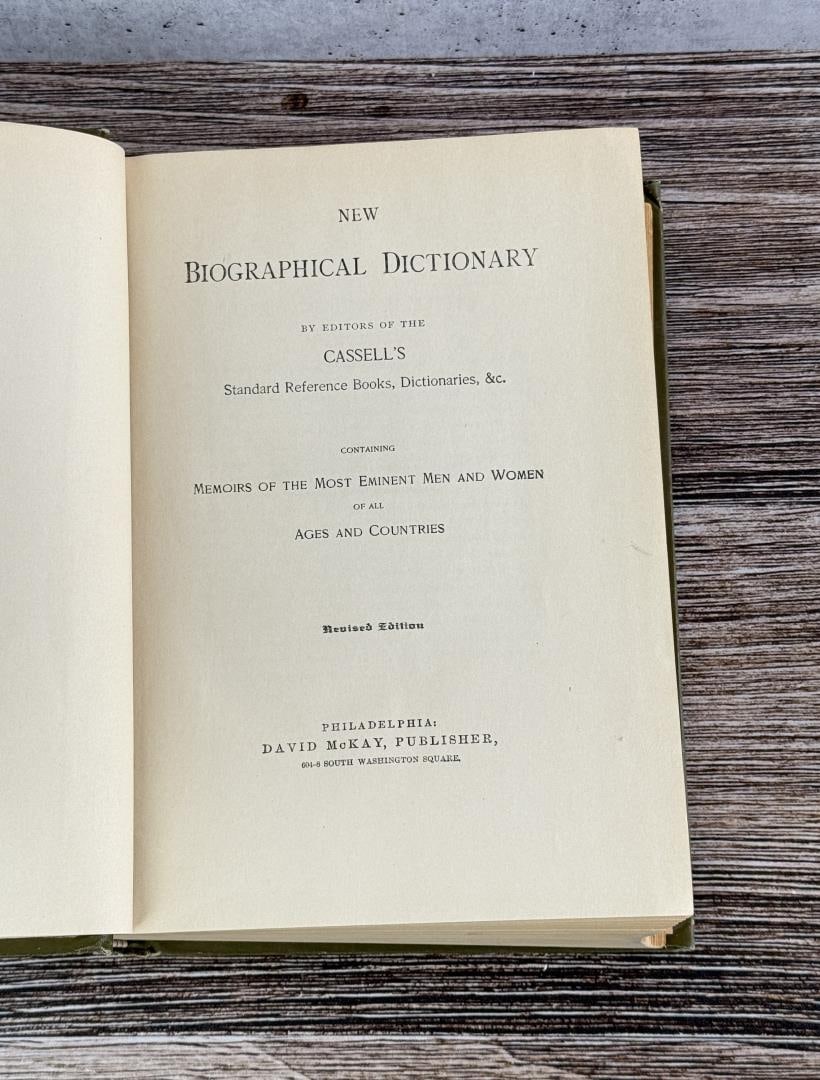 New Biographical Dictionary - 4