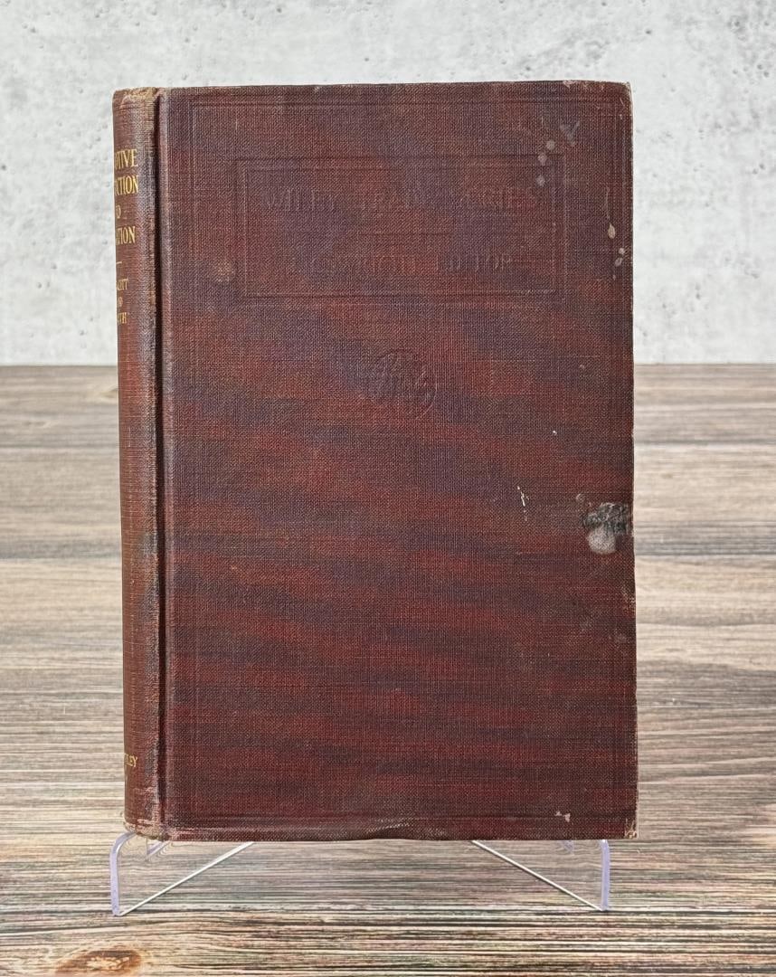 Automotive Construction and Operation: J.C. Wright and Fred C. Smith, 1924. First Edition.