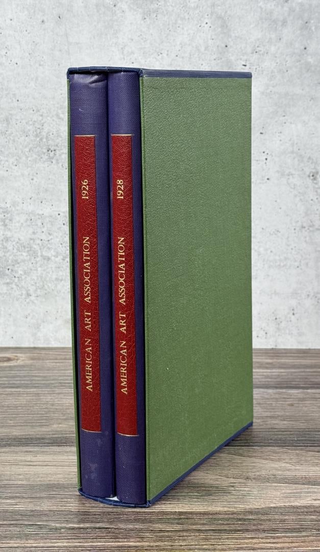 European Arms and Armour: Mainly XV, XVI AND XVII Centuries. American Art Association, 1926 and 1928. Bound catalogs of arms and armour auction from 1926 and 1928. Rebound in hardback with the original softbound text.