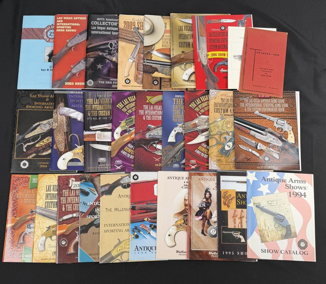 Las Vegas Firearm Show Catalogs: Nice grouping.