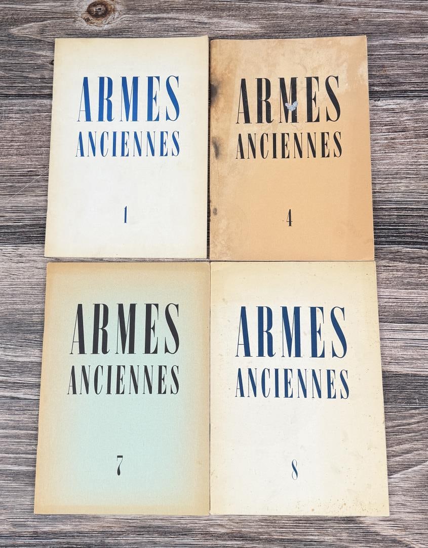 Antique Weapons Volumes 1 4 7 8: Armes Anciennes 4 volumes. J.O. Staub, printed throughout the 1950s.
