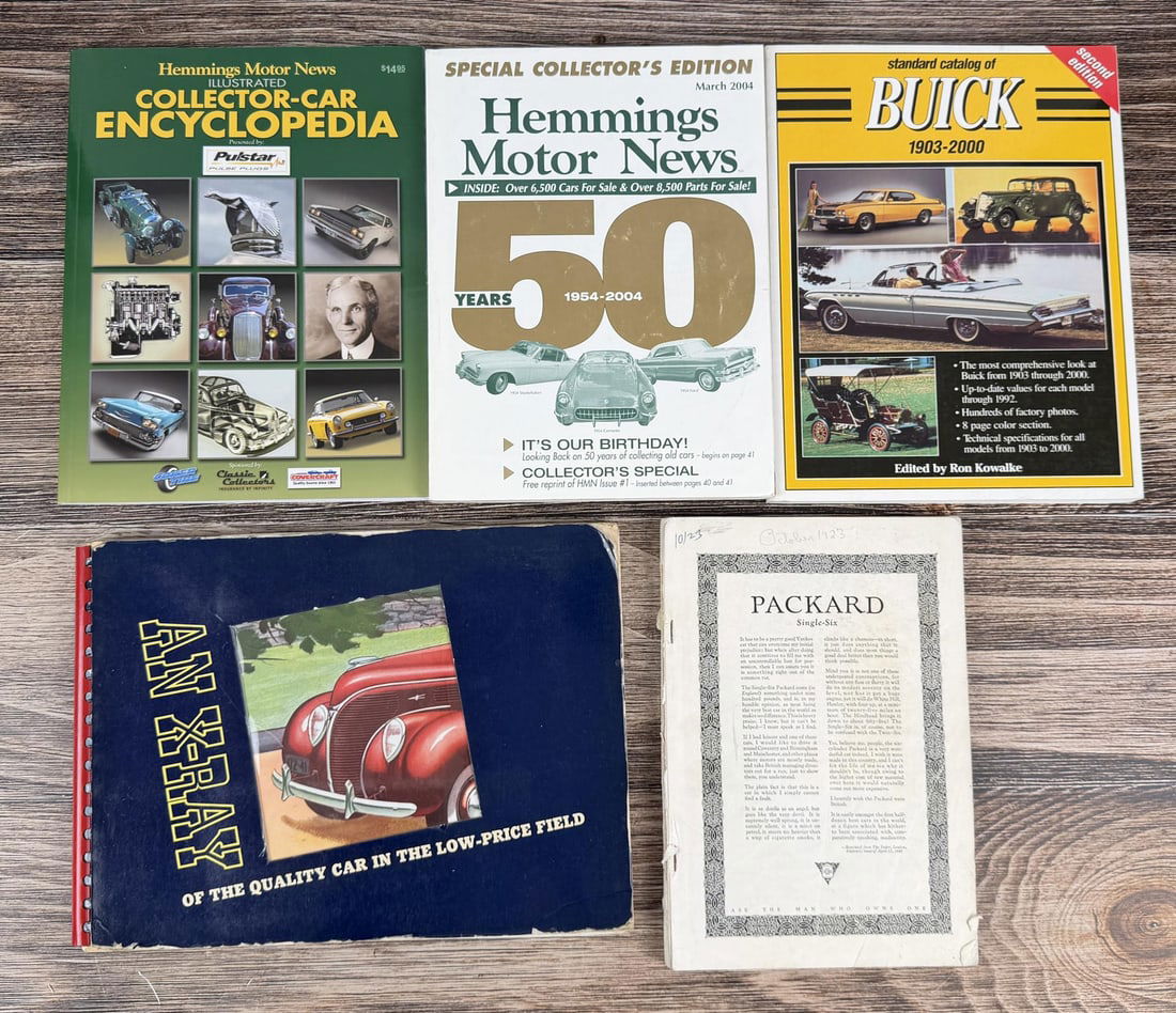 Group of Ford Buick and Packard Books (1 of 7)