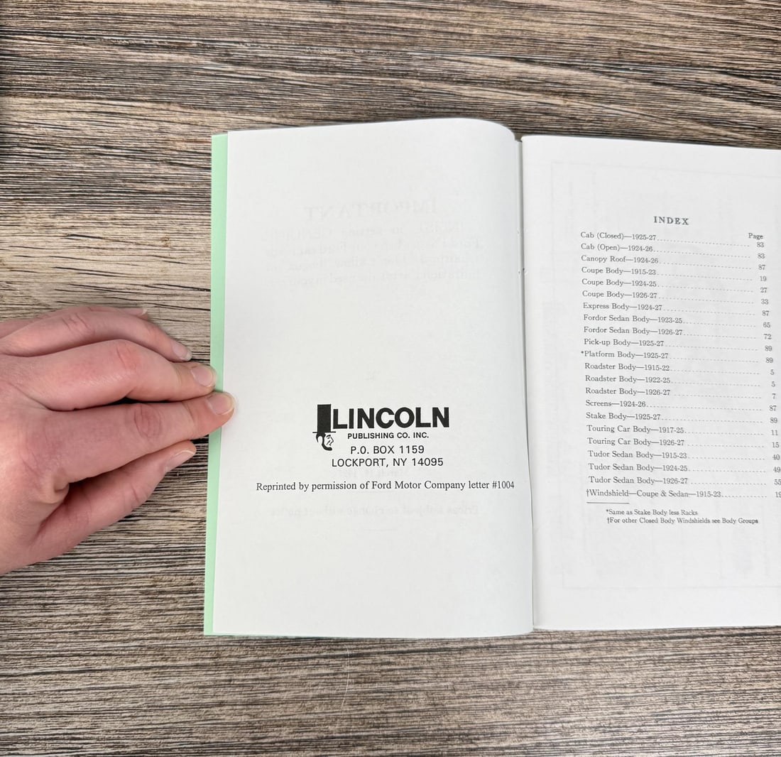 Ford Model T Price Lists - 6