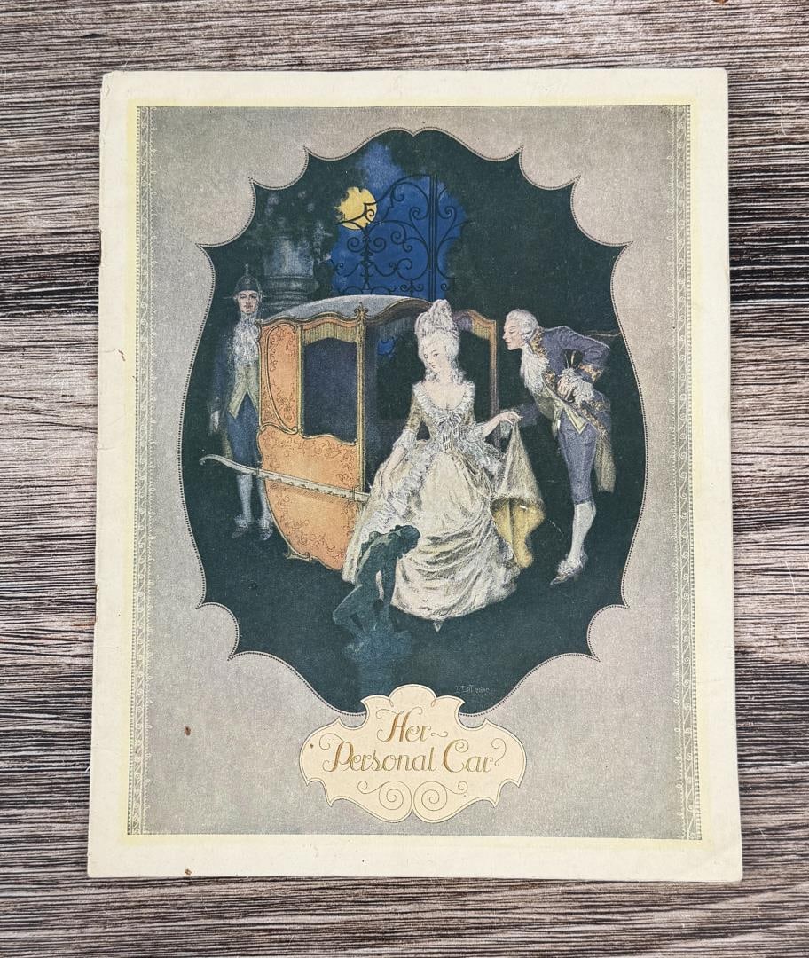 Her Personal Car Ford Model T: 1920s Ford Model T Sales Catalog targeting female drivers.