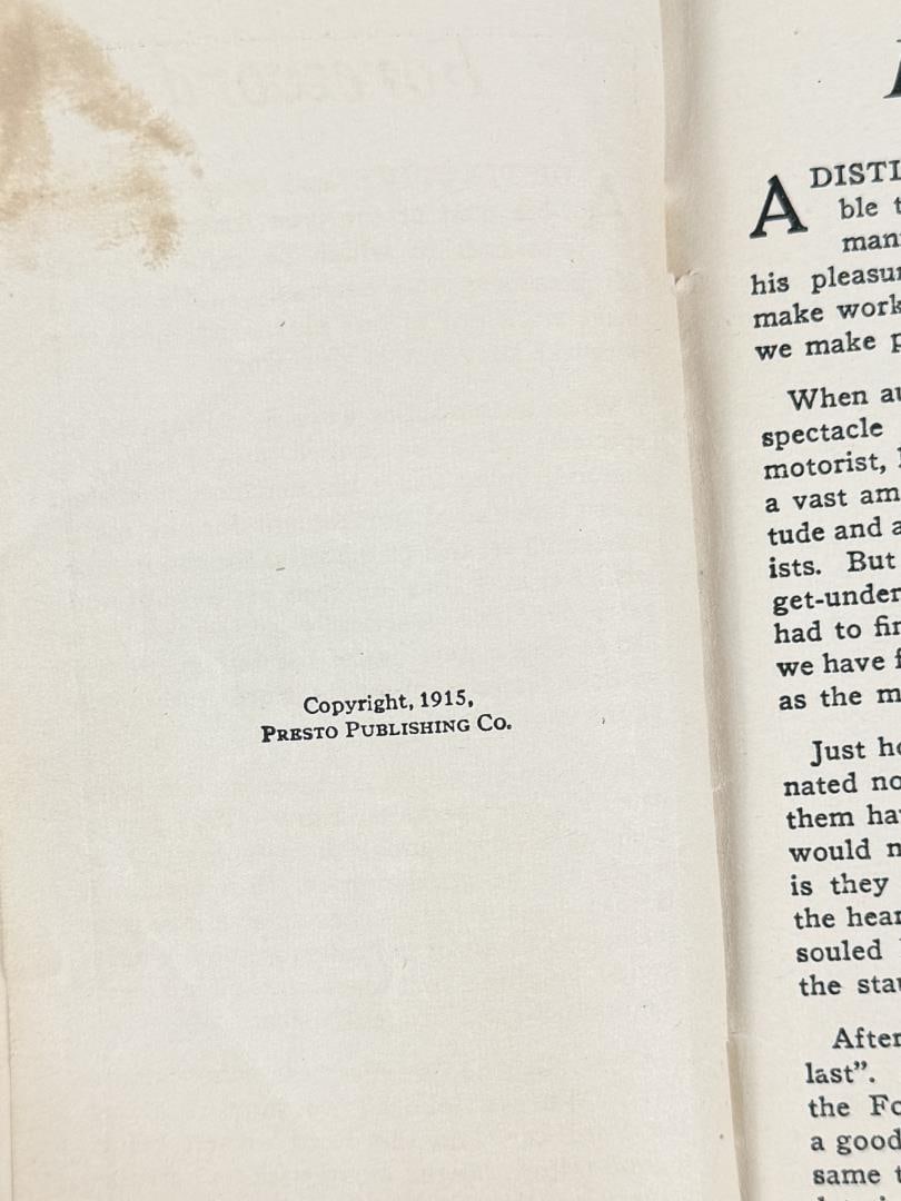 Ford Automobile Epemera Booklets - 3