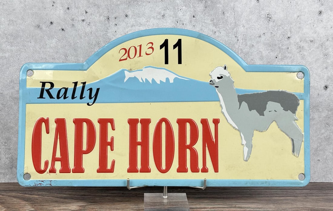 2013 Cape Horn Vintage Rally Sign Plaque: 15 5/8" by 8 5/8"