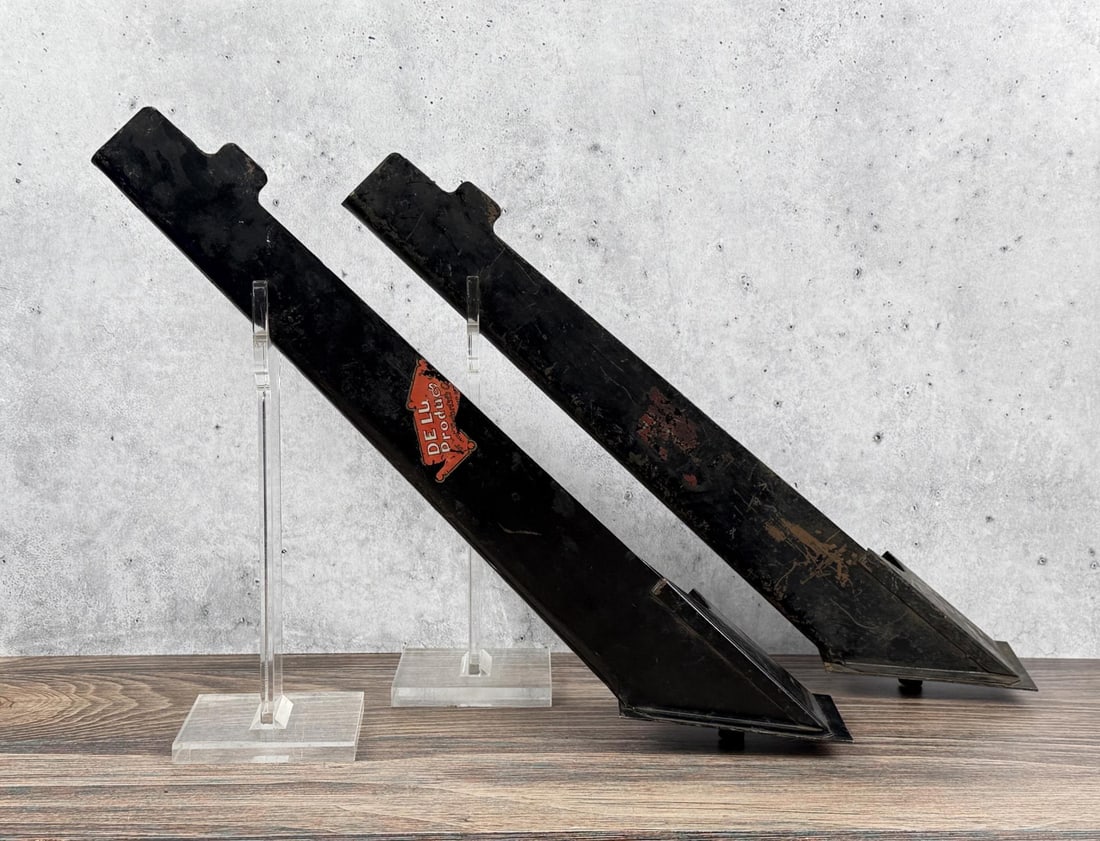 Antique Vehicle Heat Air Condition Vents: 21 1/4" long.