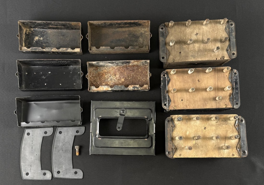 Ford Model T Steel Ignition Coil Boxes: Nice grouping