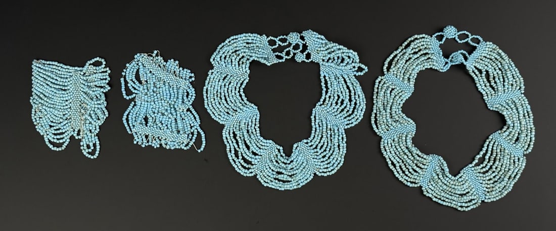 Collection of Turquoise Bead Necklaces: Nice grouping.