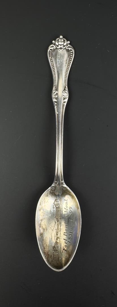Fort Benton Montana Sterling Spoon: 5 3/8" long. 18.78 grams.