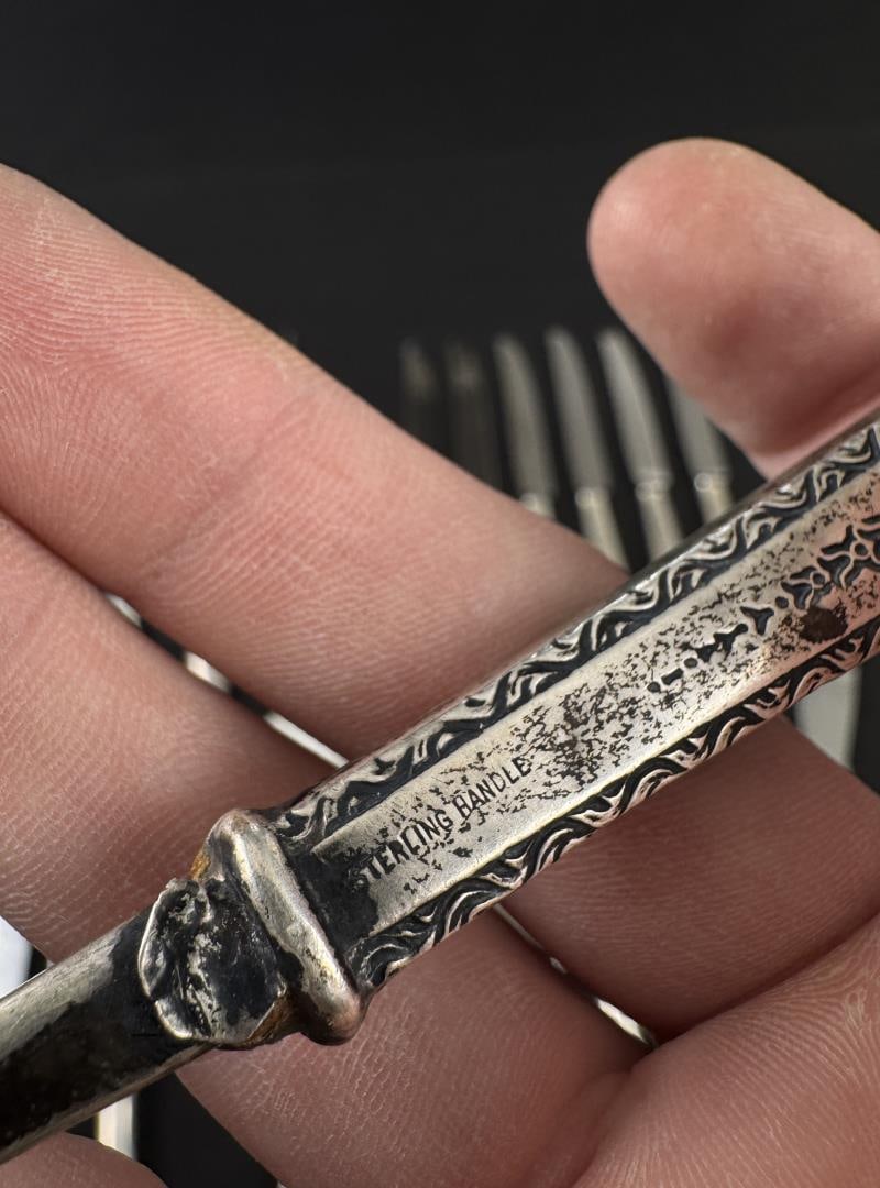 Sterling Silver Handled Flatware - 5