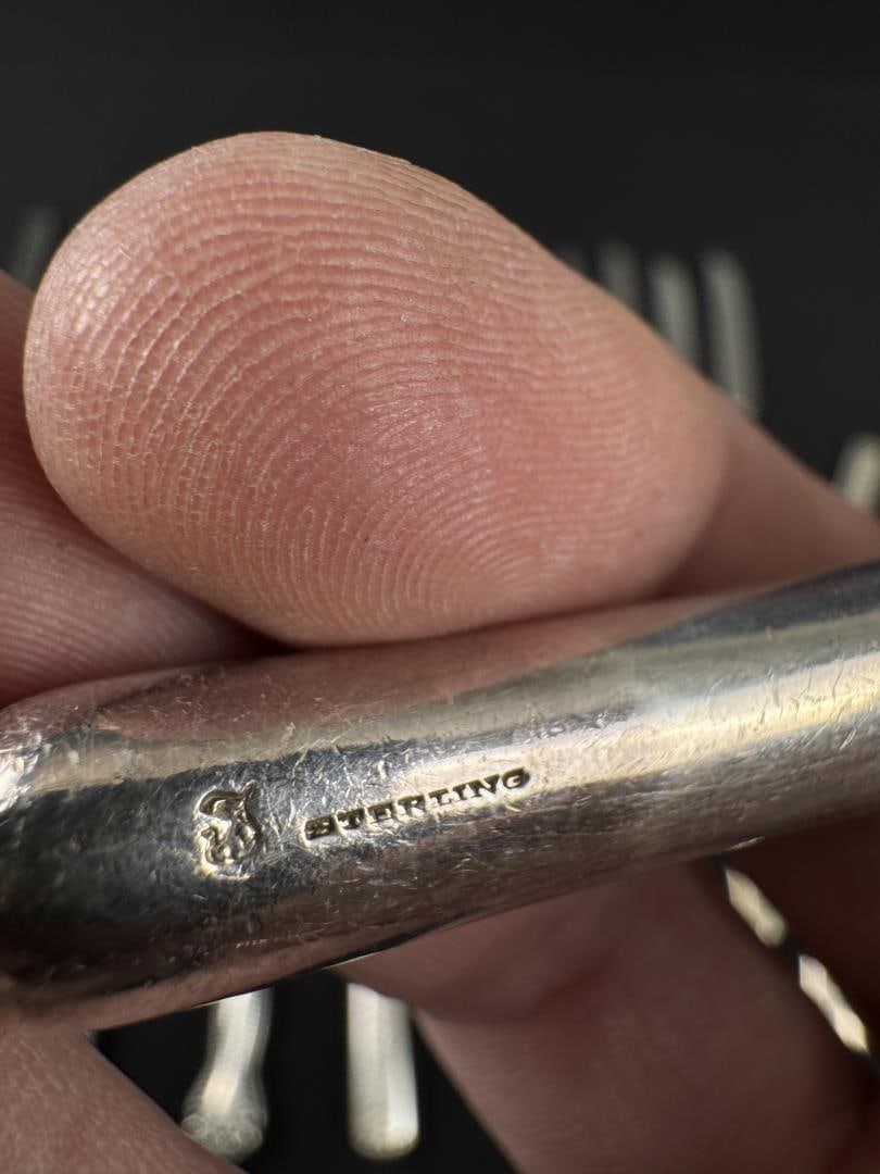 Sterling Silver Handled Flatware - 6