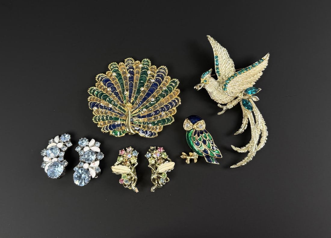 Collection of Rhinestone Jewelry: Nice grouping.