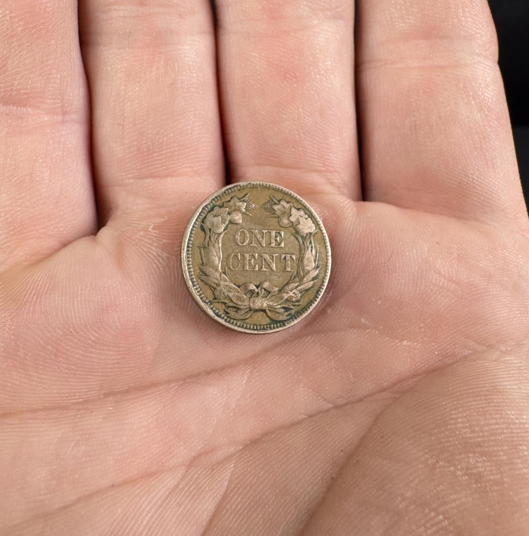 1858 Flying Eagle Cent Penny - 2