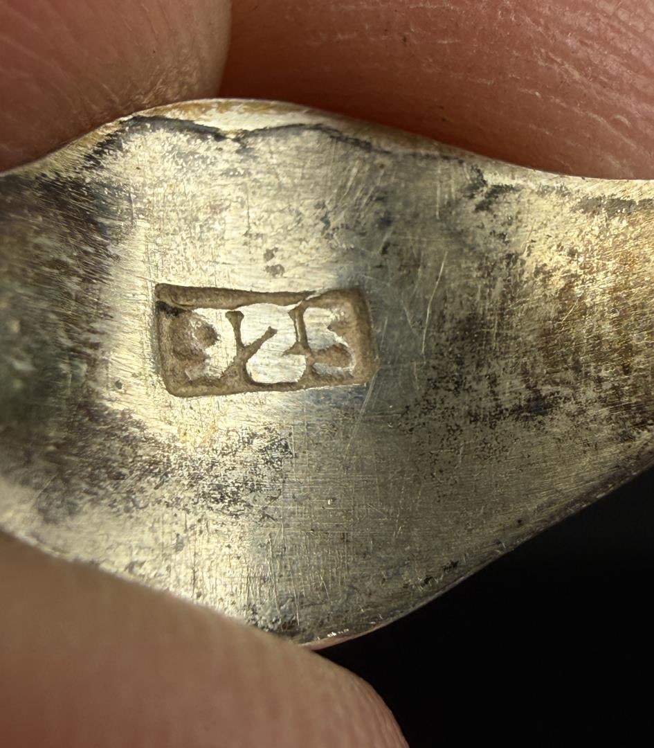 Sterling Silver Rhodonite Ring - 5