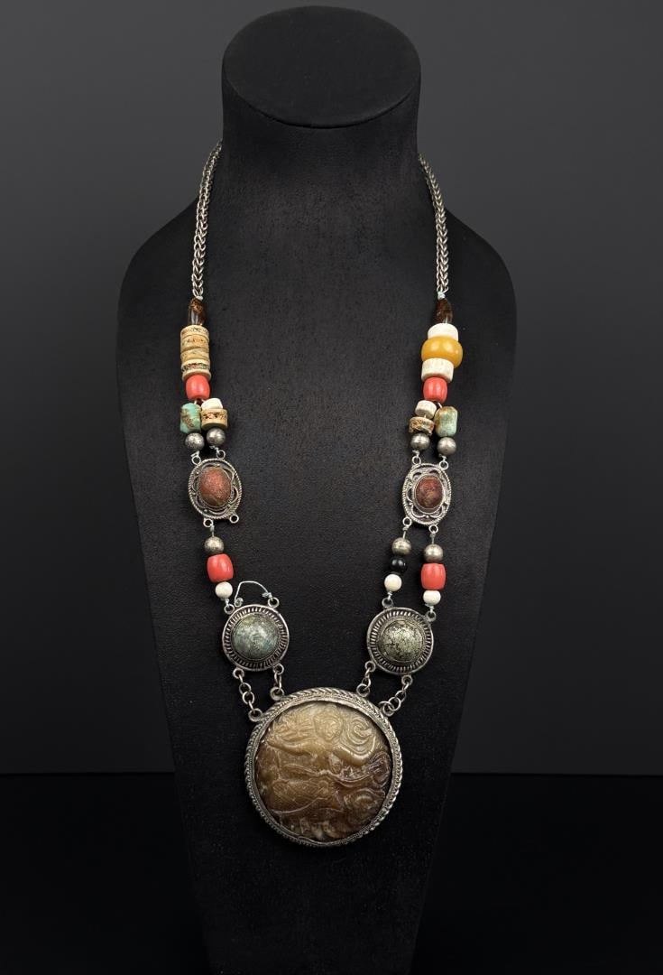 Thai Silver Goddess Necklace (1 of 11)