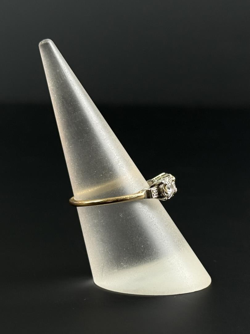 14k Gold Diamond Ring - 2