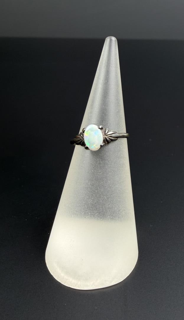 Sterling Silver Opal Ring (1 of 10)