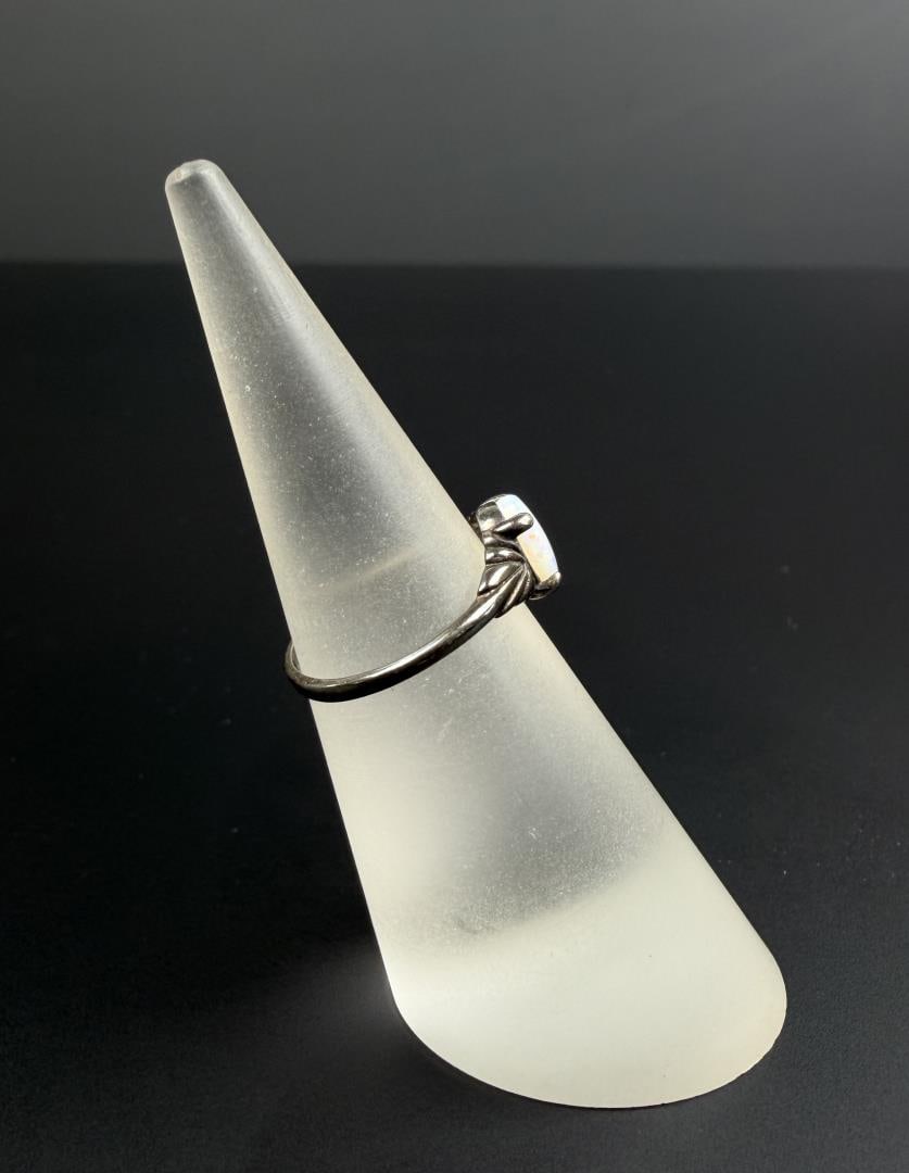 Sterling Silver Opal Ring - 3