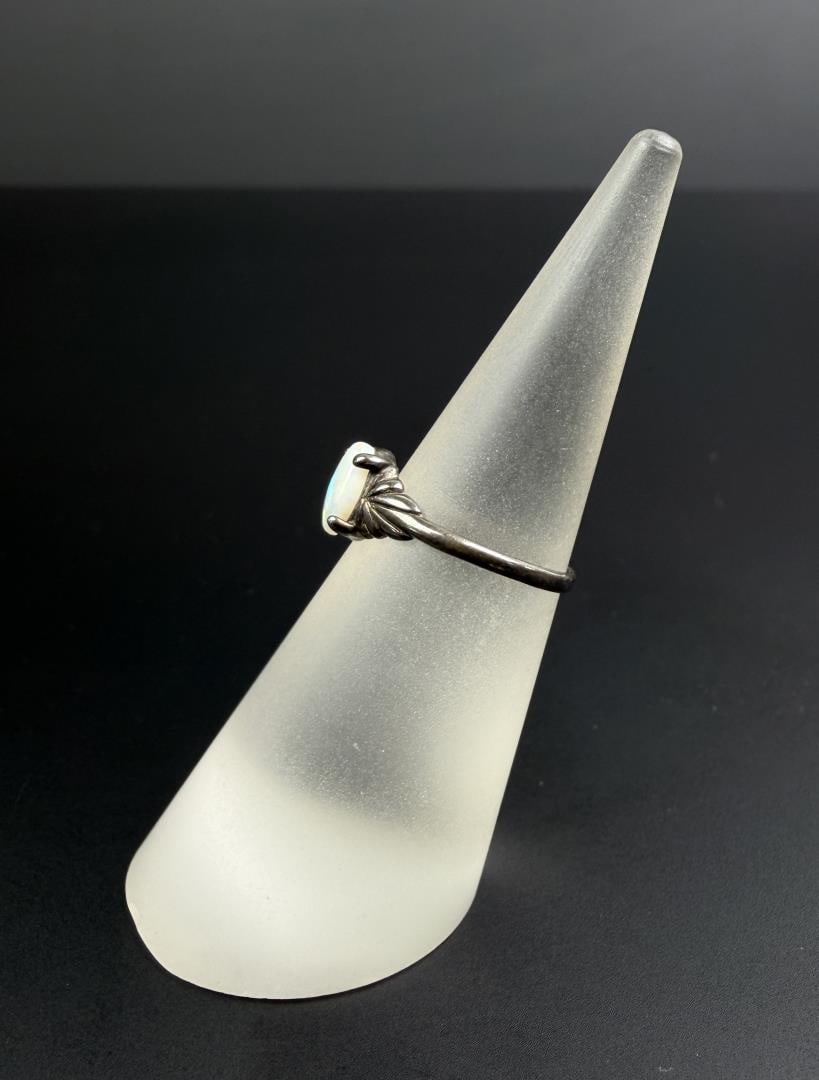 Sterling Silver Opal Ring - 4