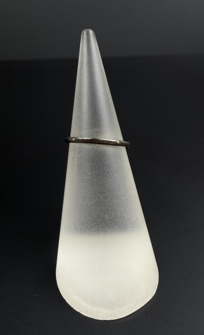 Sterling Silver Opal Ring - 6