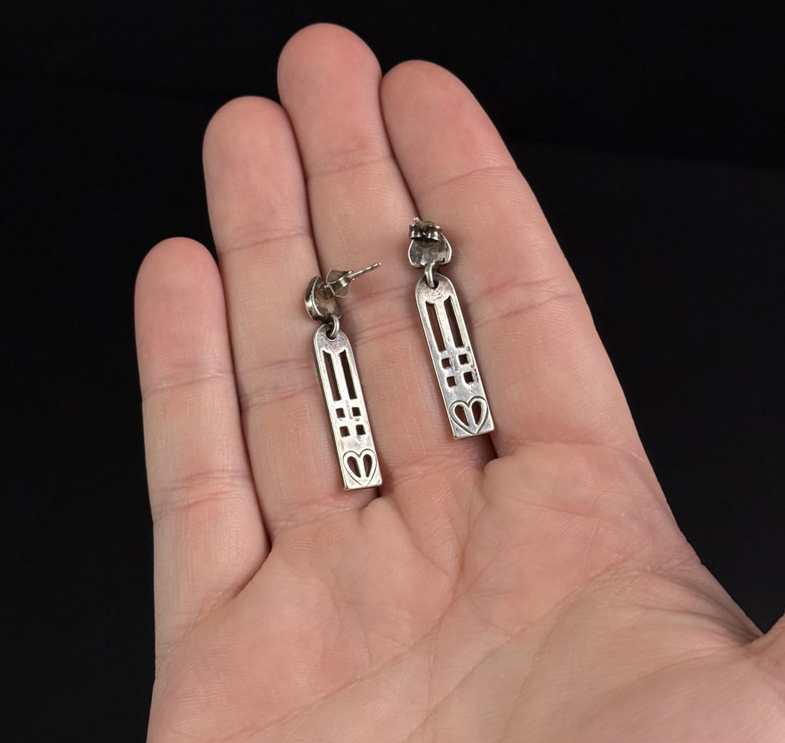 Sterling Silver Celtic Earrings - 2