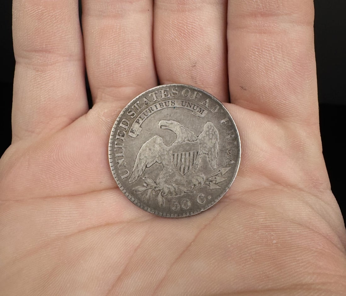 1821 Capped Bust Silver Half Dollar - 2