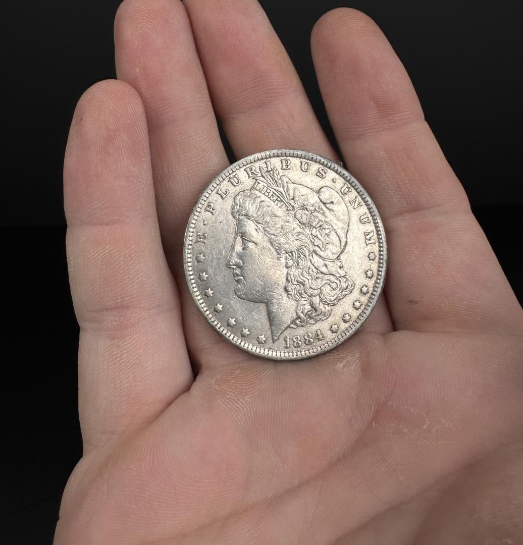 1884 O Morgan Silver Dollar: Nice example.