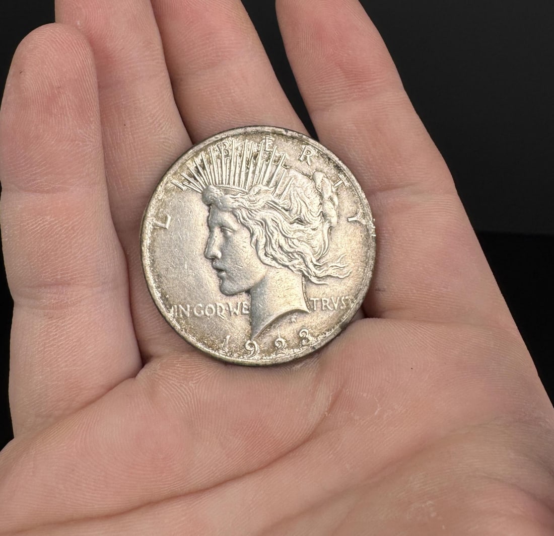 1923 P Silver Peace Dollar: Decent example.
