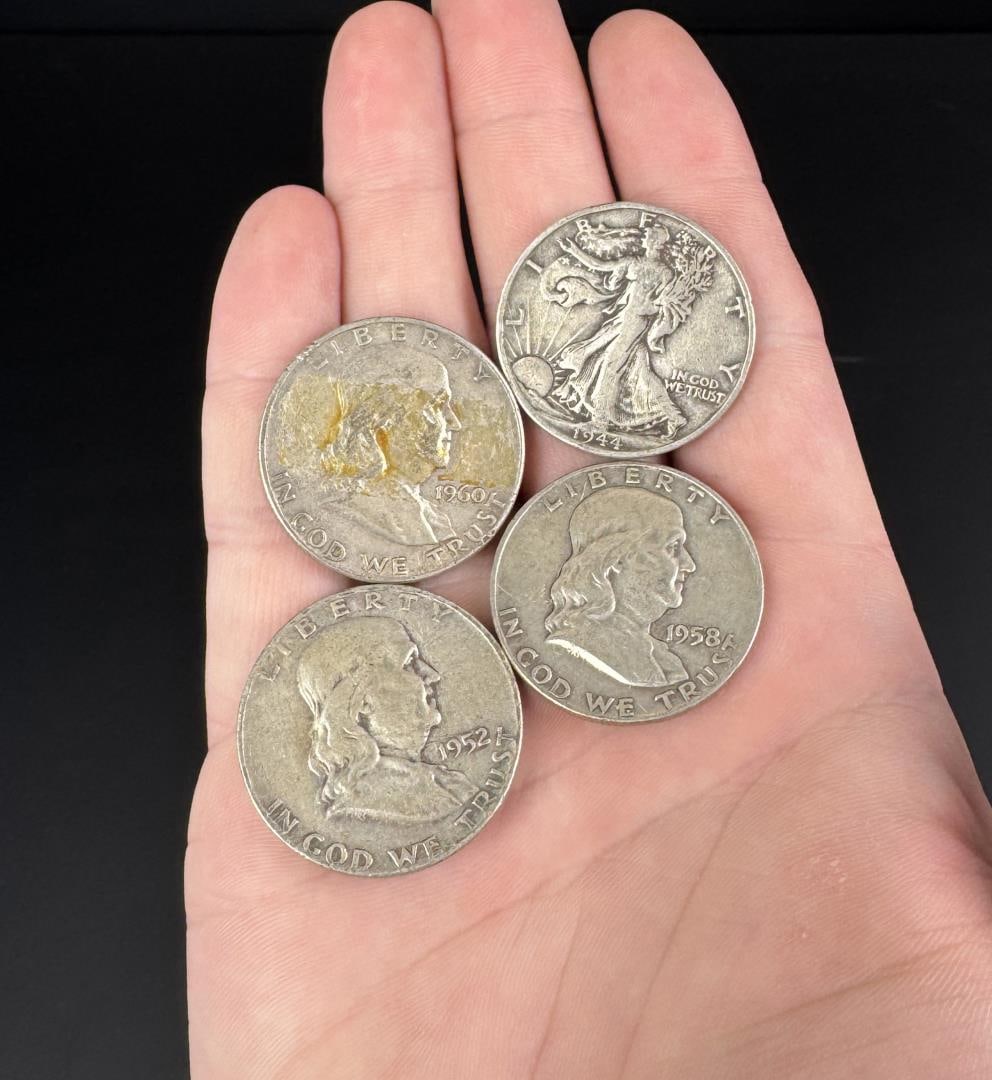 Collection of Silver Half Dollars (1 of 3)