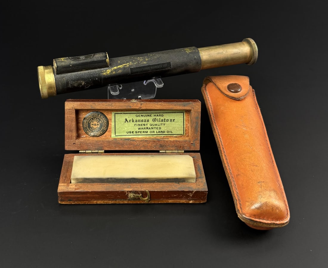 Sharpening Stone and Surveying Transit (1 of 8)