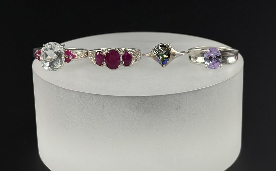 Collection of Sterling Silver Rings (1 of 8)