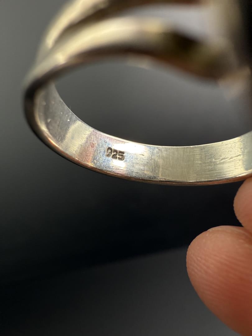 Sterling Silver Turquoise Ring - 4