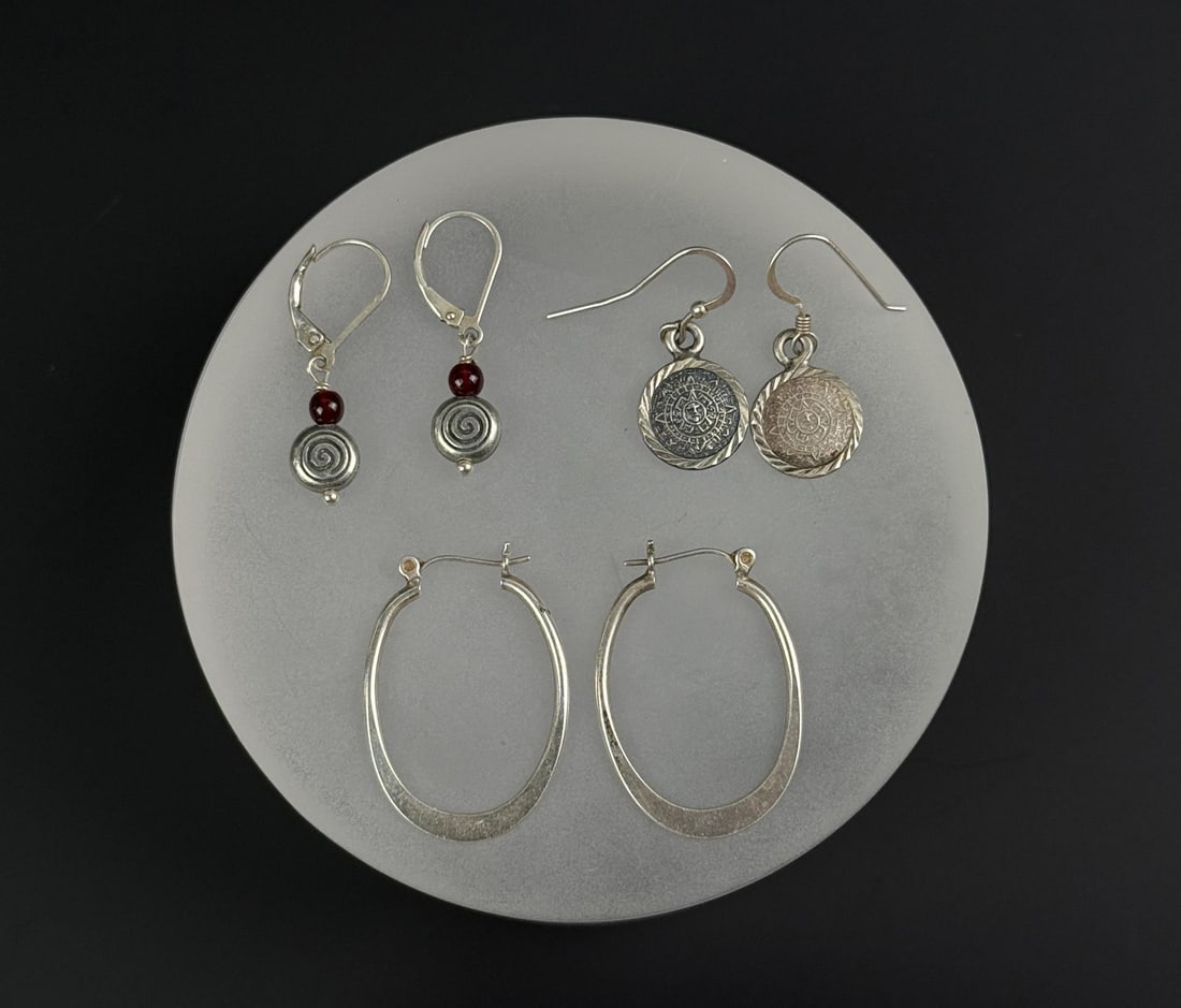 Collection of Sterling Silver Earrings (1 of 8)