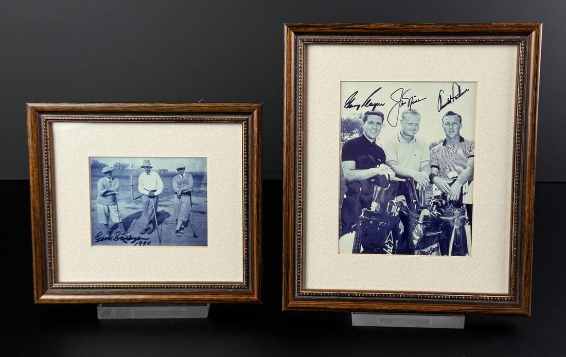Collection of Autographed Signed Golf Photos (1 of 5)